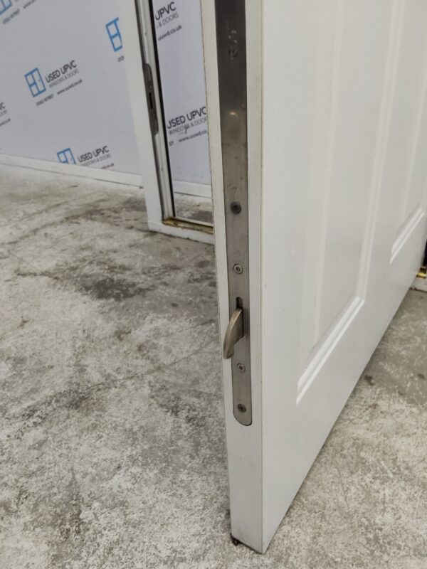 Used White Composite Back Door 850mm x 2040mm 0149 - Image 10