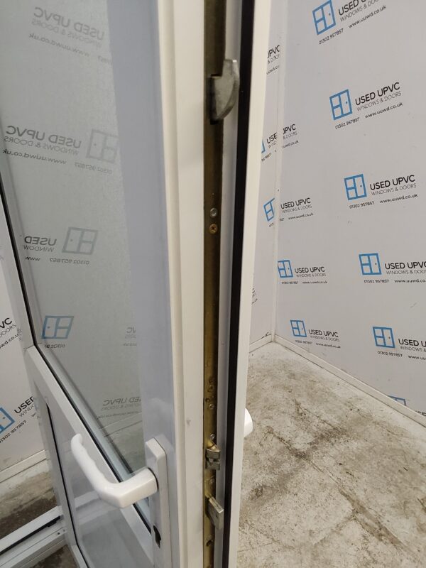 Used White Upvc Back Door 850mm x 2085mm 0014 - Image 8