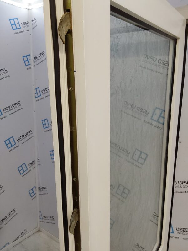 Used White Upvc Back Door 840mm x 2035mm (reduce to 825mm) 0100 - Image 4