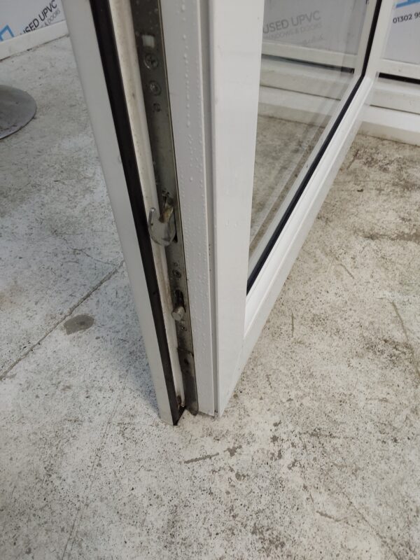 Used White Upvc French Doors 1850mm x 2080mm EA6 - Image 7