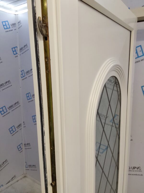 Used White Upvc Back Door 920mm x 2045mm C7D027 - Image 4