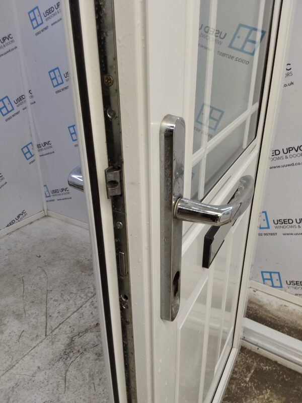 Used White Upvc Front Door 890mm x 2085mm (reduce to 870mm) C7D038 - Image 5