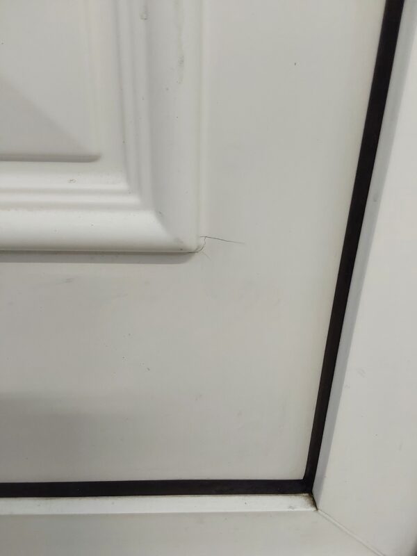 Used White Upvc Back Door 885mm x 2080mm 0713 - Image 7