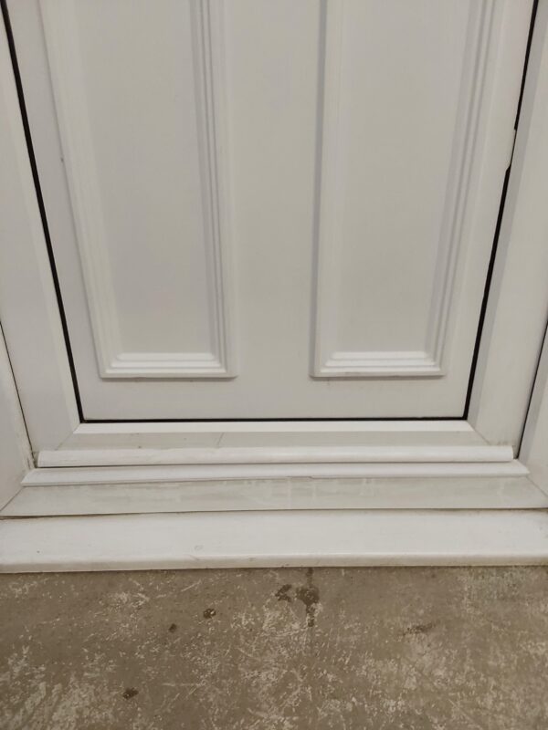 Used White Upvc Back Door 895mm x 2105mm 0690 - Image 7