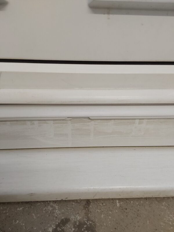 Used White Upvc Back Door 895mm x 2105mm 0690 - Image 8