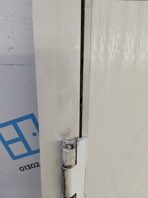 Used White Composite Back Door 975mm x 2130mm (Reduce To 2115mm) 0363 - Image 7