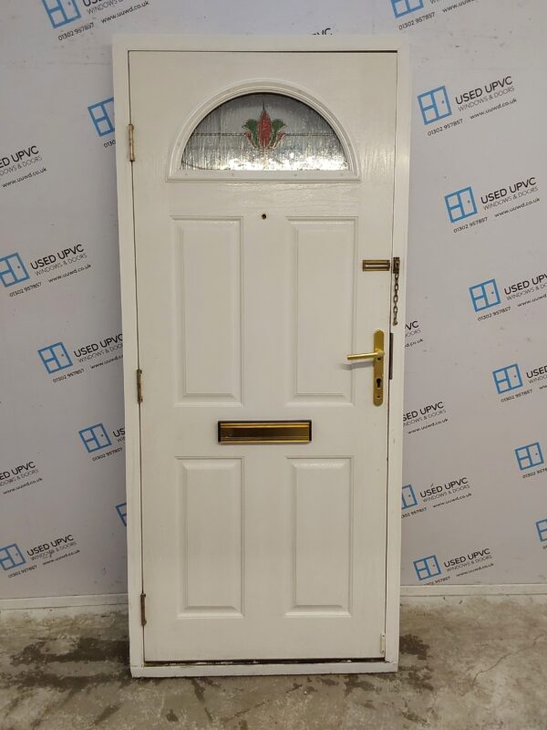 Used White Composite Front Door 900mm x 2040mm 0278 - Image 2