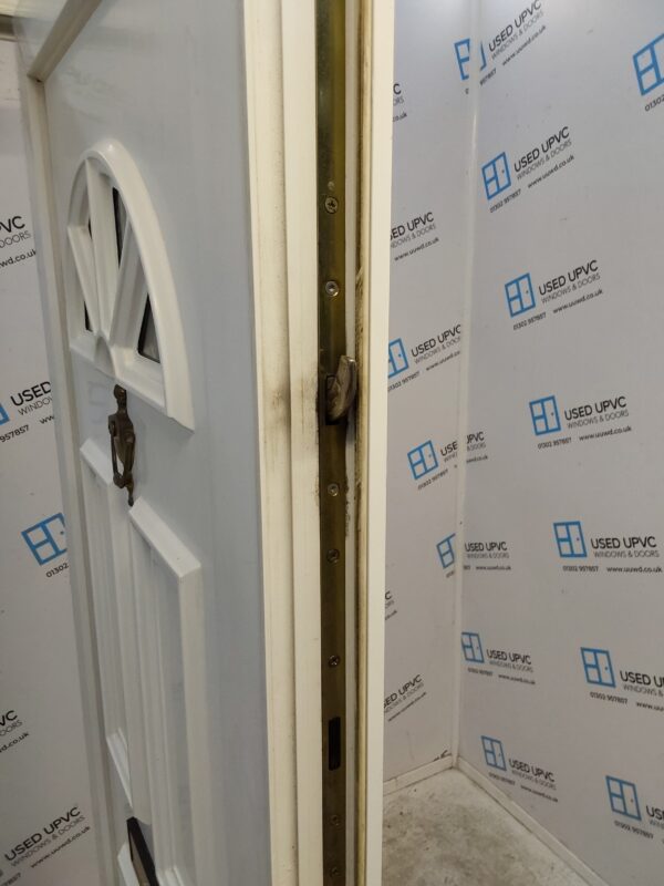 Used White Upvc Front Door 960mm x 2045mm 0100 - Image 4