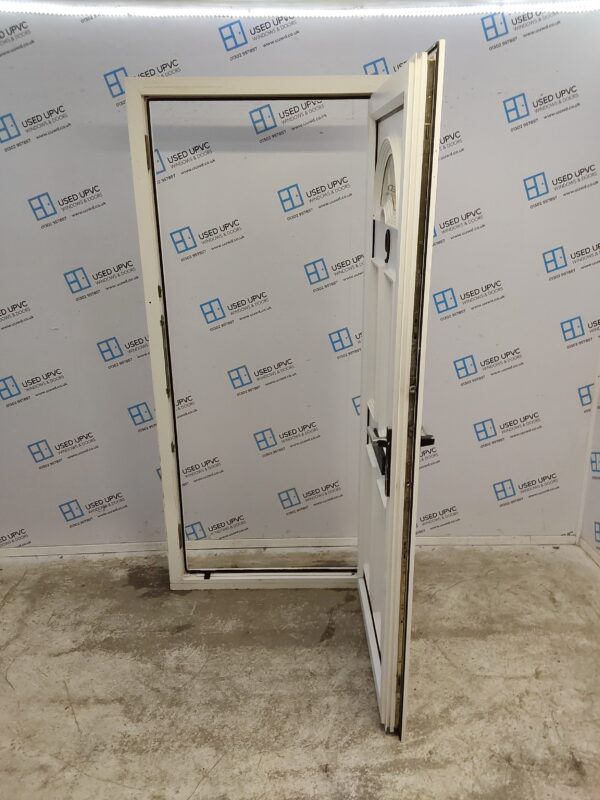 Used White Upvc Front Door 920mm x 2050mm C8D21 - Image 3