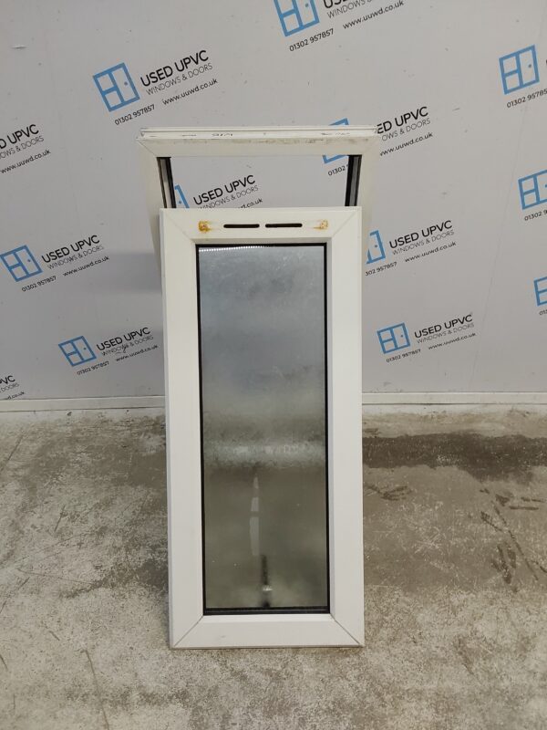 Used White Upvc Window 480mm x 1000mm C4W074 - Image 2