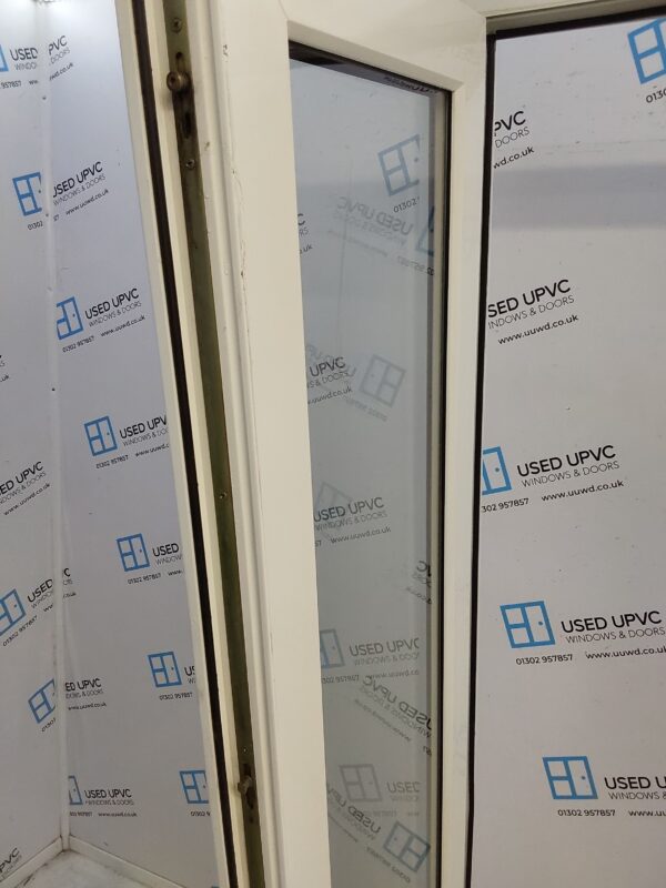 Used White Upvc French Doors 1190mm x 2050mm EA1 - Image 10