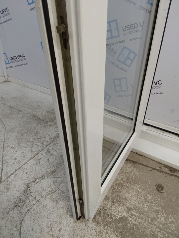 Used White Upvc French Doors 1190mm x 2050mm EA1 - Image 12