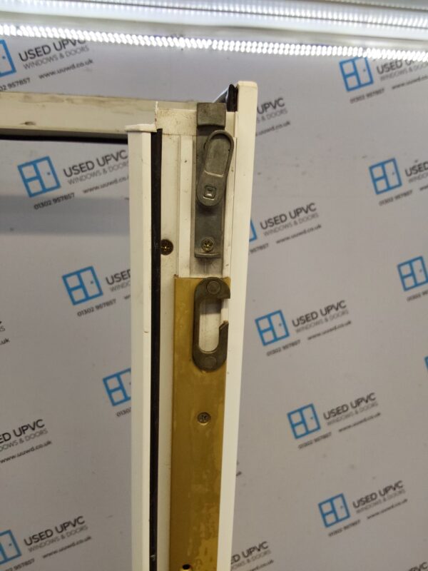 Used White Upvc French Doors 1190mm x 2050mm EA1 - Image 13