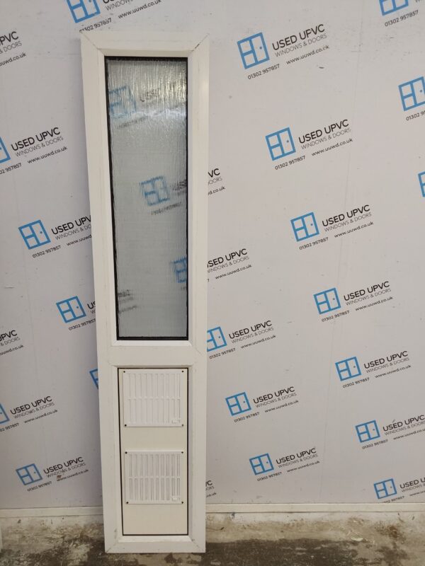 Used White Upvc Side Panel 425mm x 2020mm SC1044 - Image 2