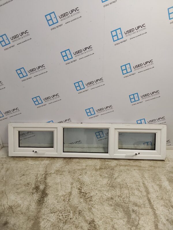 Used White Upvc Window 1770mm x 390mm SC1047 - Image 2