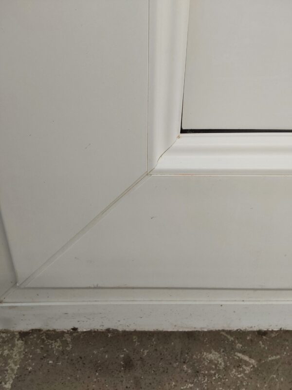 Used White Upvc Back Door 825mm x 2080mm 0622 - Image 7