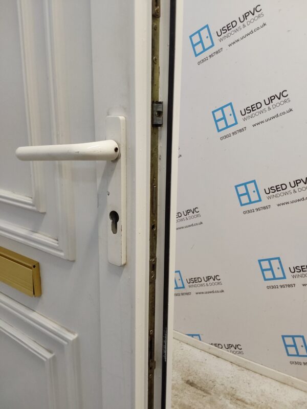 Used White Upvc Front Door 935mm x 2020mm (Reduce To 920mm) 0606 - Image 5