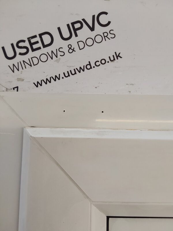 Used White Upvc Front Door 910mm x 2070mm (Reduce To 870mm) 0377 - Image 7