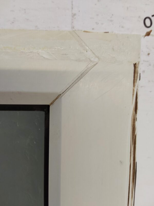 Used White Upvc Back Door And Side Panel 1195mm x 2055mm (reduce to 1175mm) DS008 - Image 5