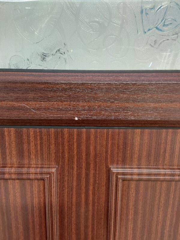 Used Woodgrain Upvc Back Door 890mm x 2100mm (Reduce To 870mm) 0321 - Image 8