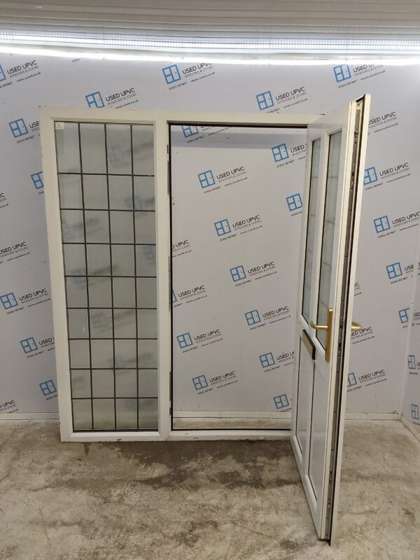 Used White Upvc Front Door And Side Panel (Outwards Opening) 1565mm x 2020mm DS020 - Image 3