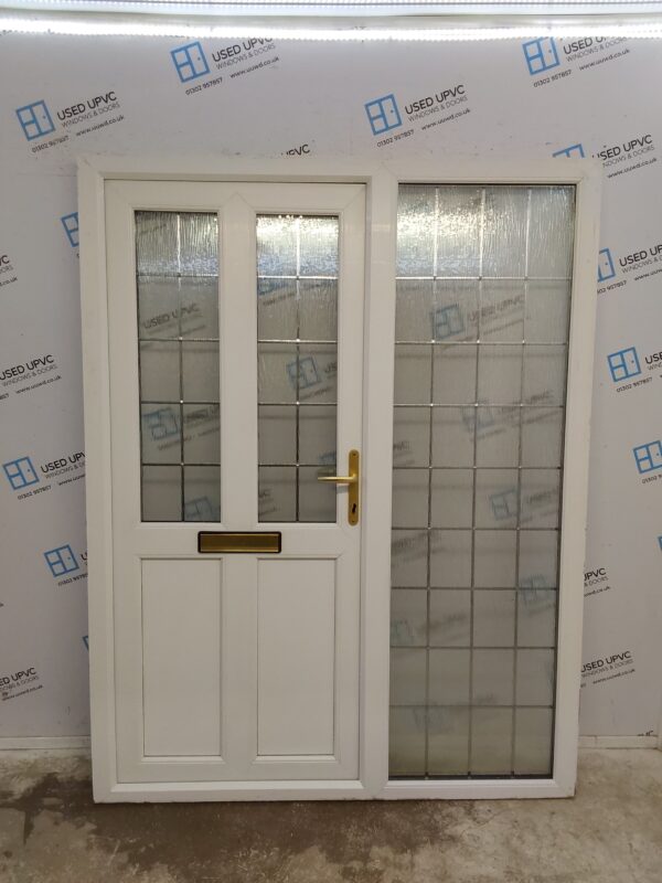 Used White Upvc Front Door And Side Panel (Outwards Opening) 1565mm x 2020mm DS020 - Image 7