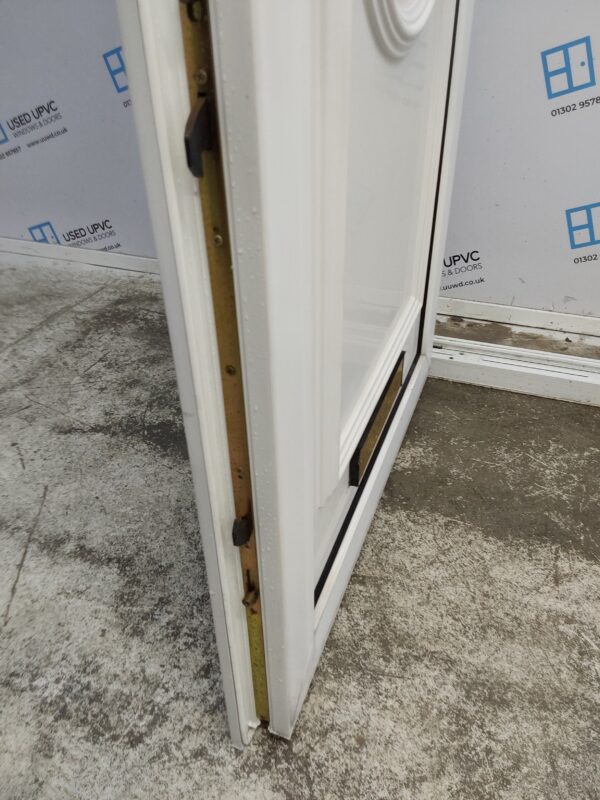 Used White Upvc Front Door And Side Panel 1340mm x 2050mm DS026 - Image 6