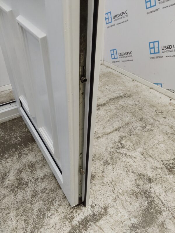 Used White Upvc Back Door 925mm x 2085mm (Reduce To 875mm) C7D043 - Image 6