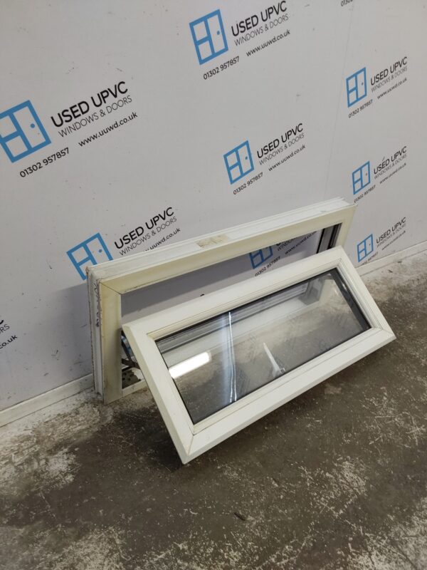 Used White Upvc Window 915mm x 415mm W0200 - Image 3