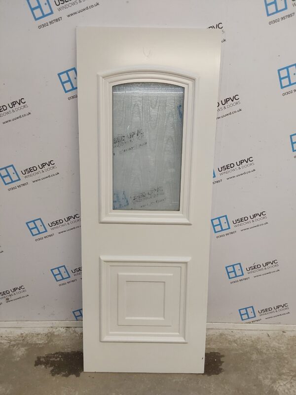 Used White Upvc Back Door Panel 661mm x 1755mm x 20mm UDP0016 - Image 2