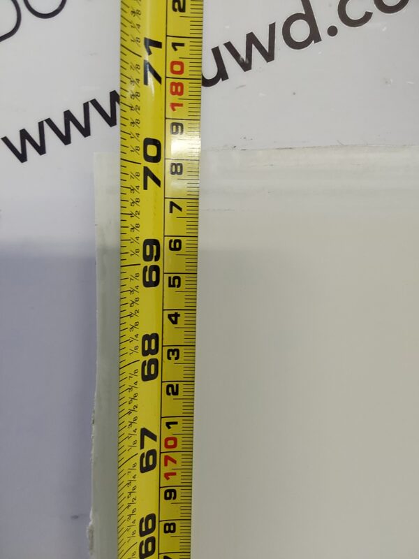 Used White Upvc Back Door Panel 667mm x 1783mm x 20mm UDP0019 - Image 4