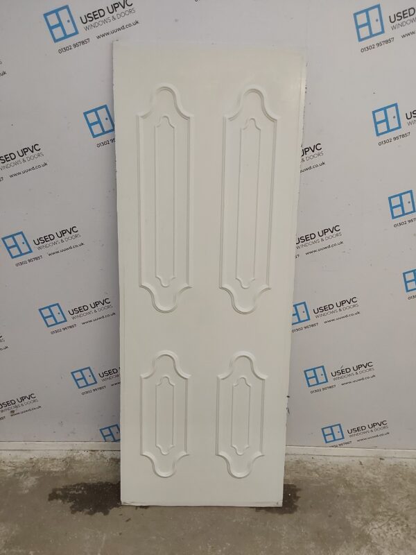 Used White Upvc Back Door Panel 667mm x 1783mm x 20mm UDP0019 - Image 2