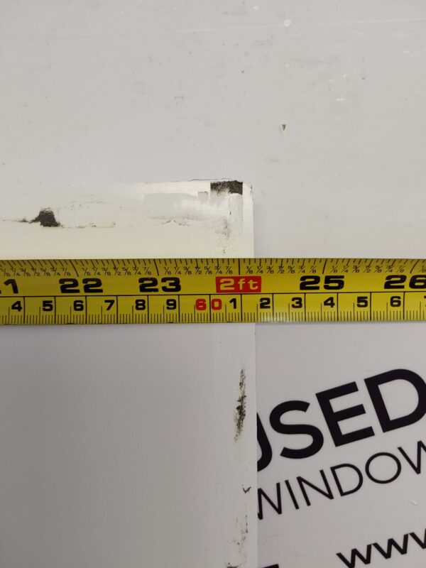 Used White Upvc Front Door Panel 614mm x 1804mm x 28mm UFDP0037 - Image 3