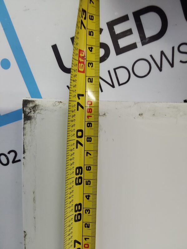 Used White Upvc Front Door Panel 614mm x 1804mm x 28mm UFDP0037 - Image 4