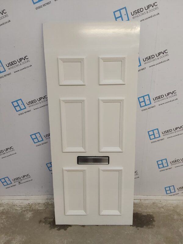 Used White Upvc Front Door Panel 688mm x 1663mm x 20mm 20UFDP001 - Image 2