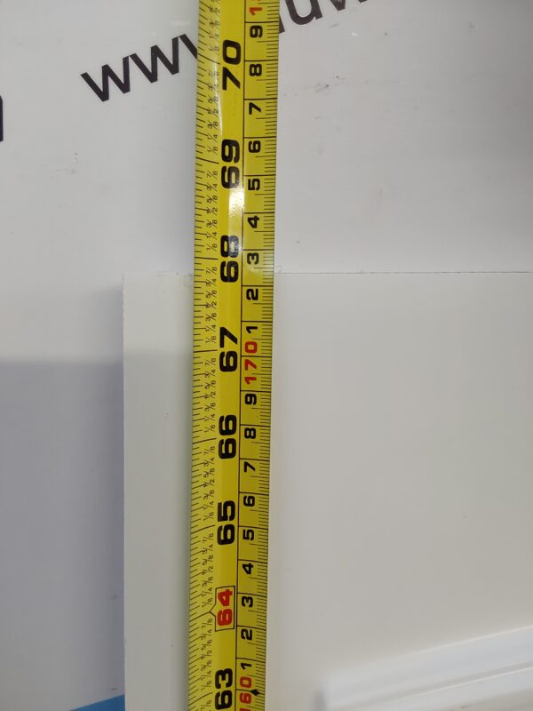 Used White Upvc Front Door Panel 626mm x 1725mm x 28mm UFDP0040 - Image 4