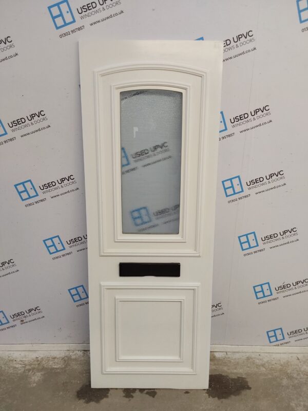 Used White Upvc Front Door Panel 626mm x 1725mm x 28mm UFDP0040 - Image 2