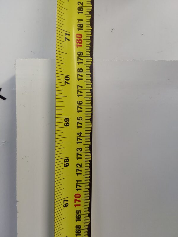 Used White Upvc Front Door Panel 612mm x 1789mm x 28mm UFDP0050 - Image 4