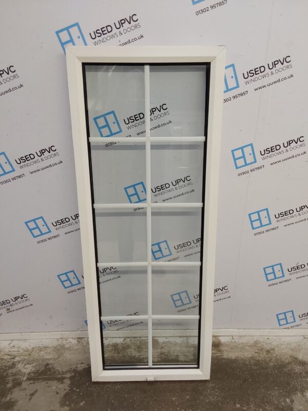 Used White Upvc Window 570mm x 1490mm SC1036