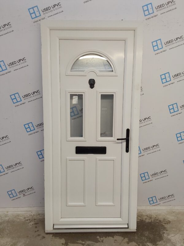 Used White Upvc Front Door 930mm x 2050mm 0027