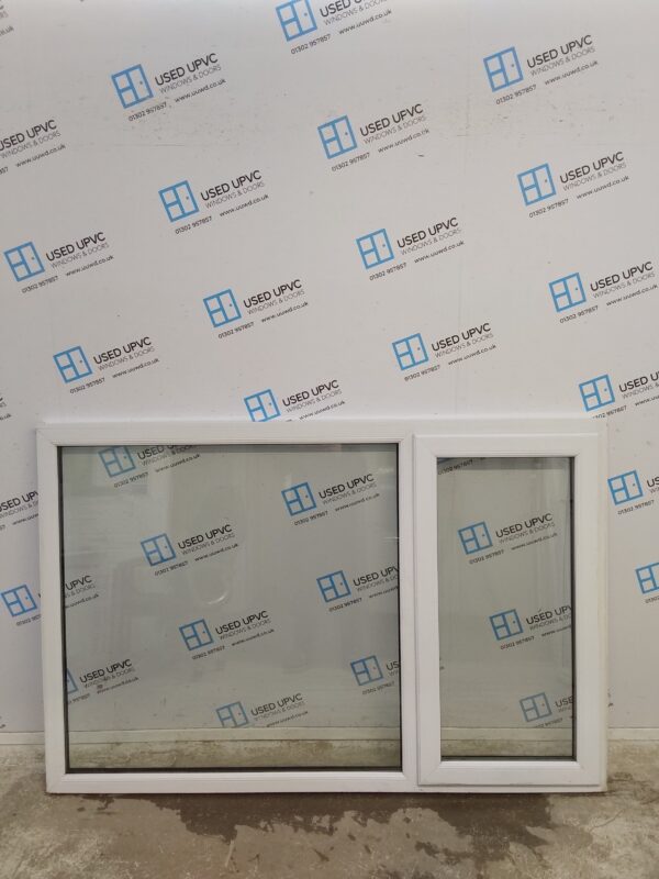 Used White Upvc Window 1760mm x 1165mm (Reduce To 1150mm) LW0029