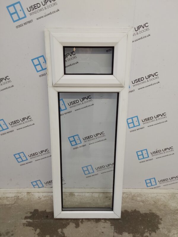 Used White Upvc Window 545mm x 1430mm C4W018