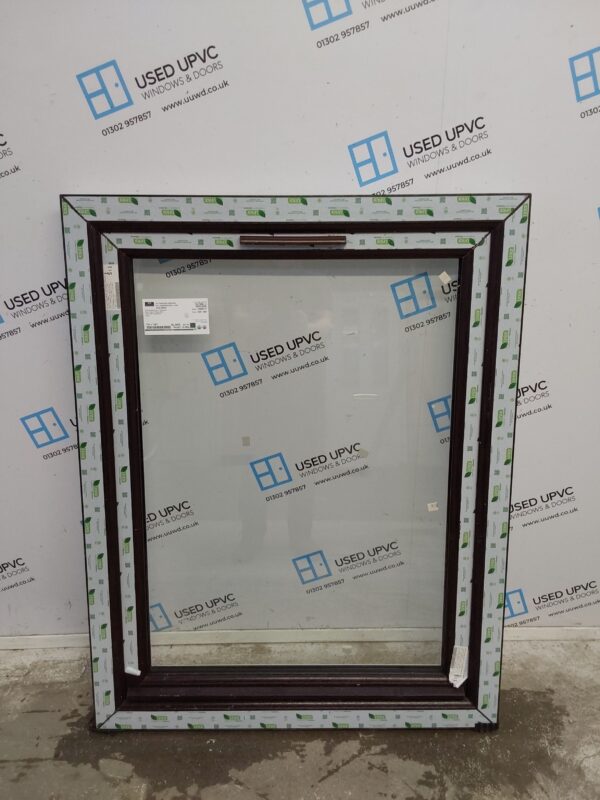Brand New Rosewood Upvc Tilt And Turn Window 1015mm x 1300mm LW0109