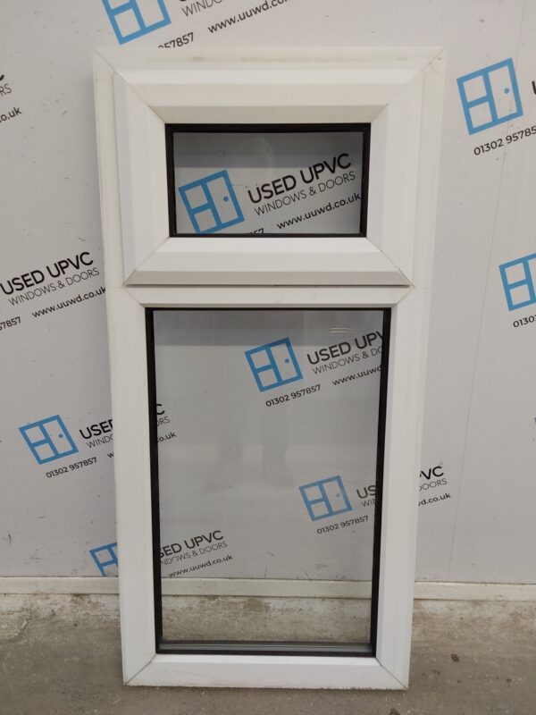 Used White Upvc Window 545mm x 1125mm AO009