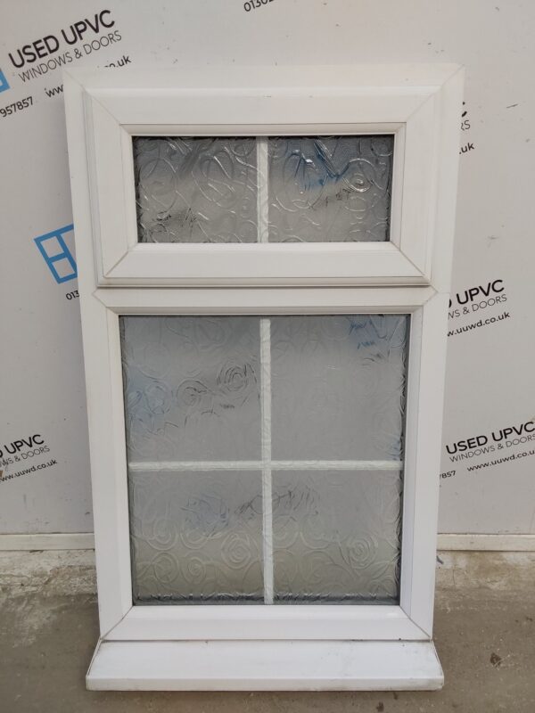Used White Upvc Window 620mm x 1030mm C2B067