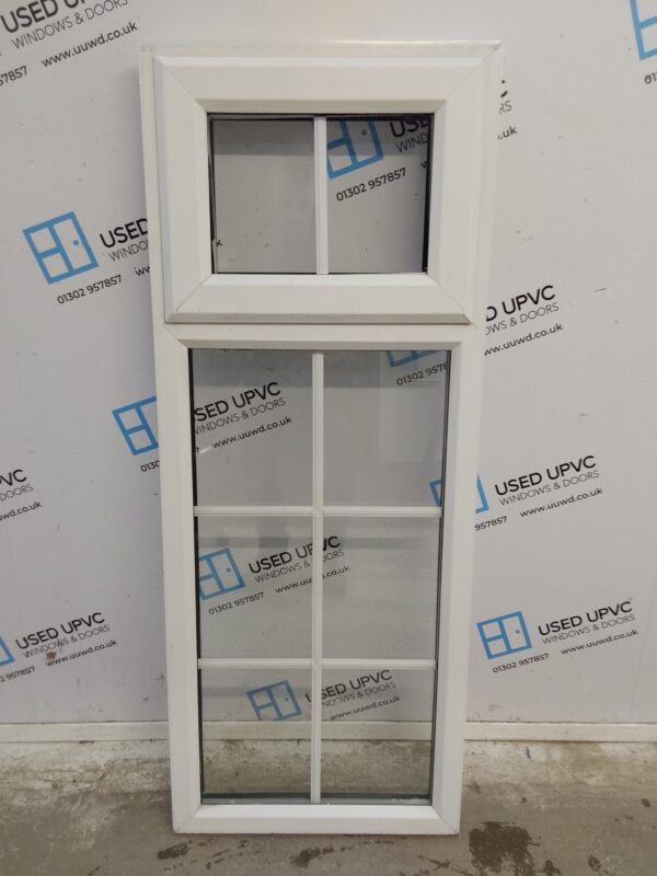 Used White Upvc Window 520mm x 1320mm AO017