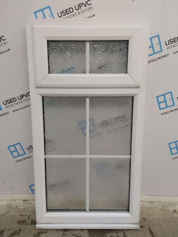 Used White Upvc Window 620mm x 1180mm C2B086