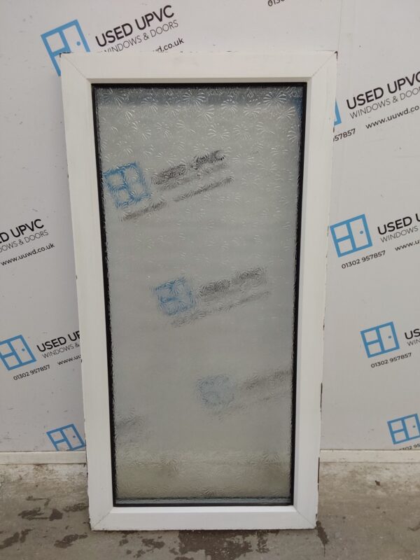 Used White Upvc Window 605mm x 1185mm AO027