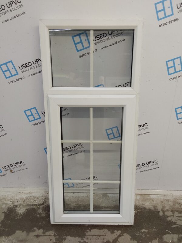 Used White Upvc Window 580mm x 1320mm AO018