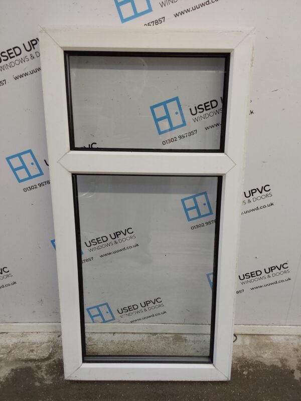 Used White Upvc Window 580mm x 1125mm AO023